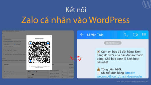 Kết nối Zalo cá nhân vào WordPress